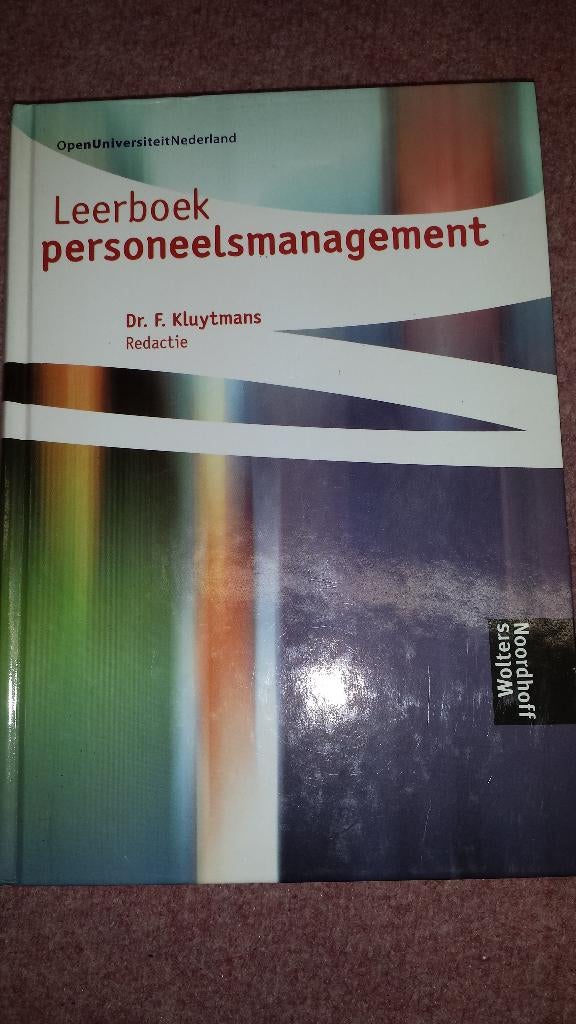 Leerboek personeelsmanagemen, Boeken, Ophalen of Verzenden, Zo goed als nieuw, Economie en Marketing