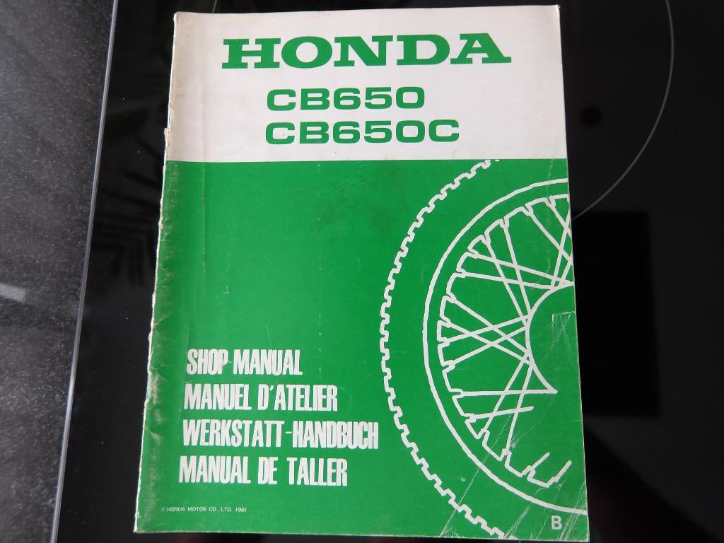 HONDA werkplaatshandboek addendum CB650 CB650C 1981, Motoren, Handleidingen en Instructieboekjes, Verzenden, Honda