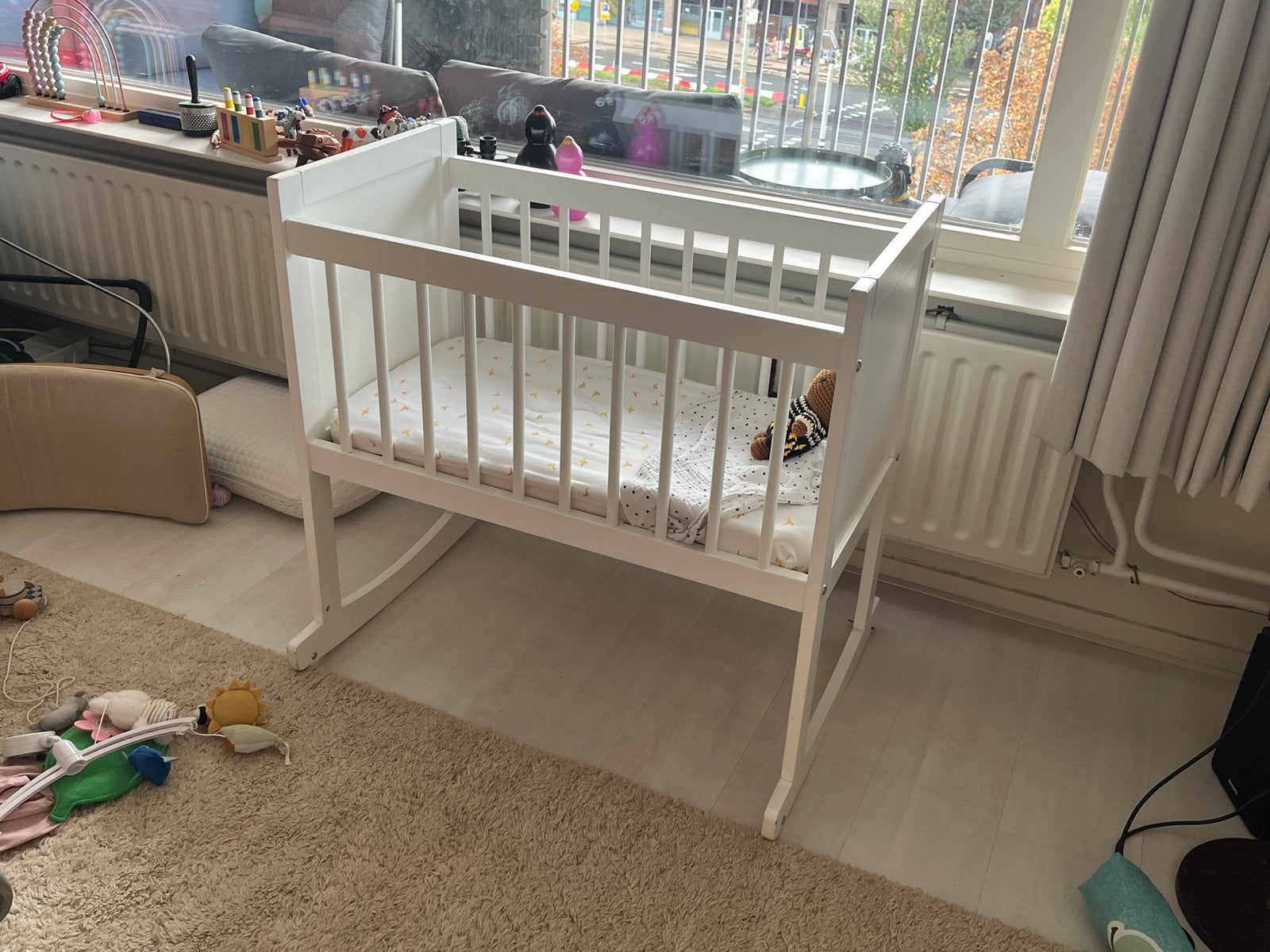 Babywieg inclusief matras en hoezen, Ophalen, Gebruikt, Wieg