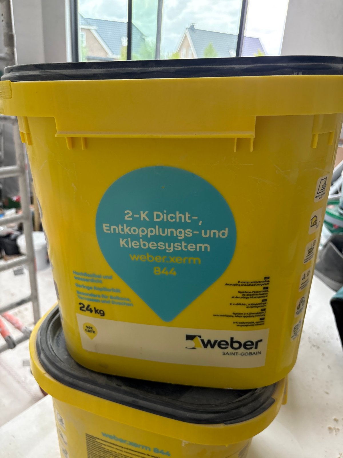 waterdicht tegellijm Weber.xerm 844 2-K, Ophalen, Wandtegels, Nieuw, Overige materialen