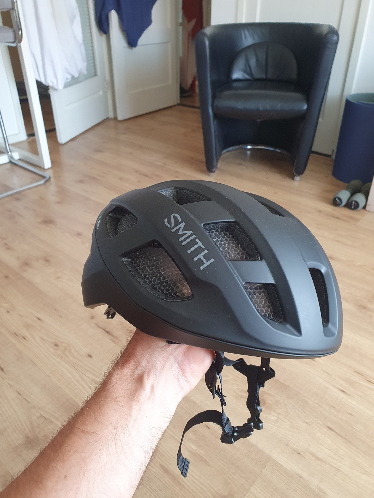 Smith Triad Mips Matt Zwart XL 61-65 cm, Smith, Ophalen of Verzenden, Zo goed als nieuw, XL
