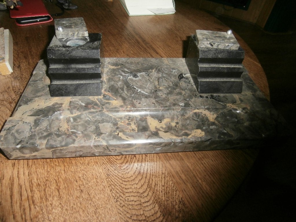 Marmeren inktstel, Ophalen