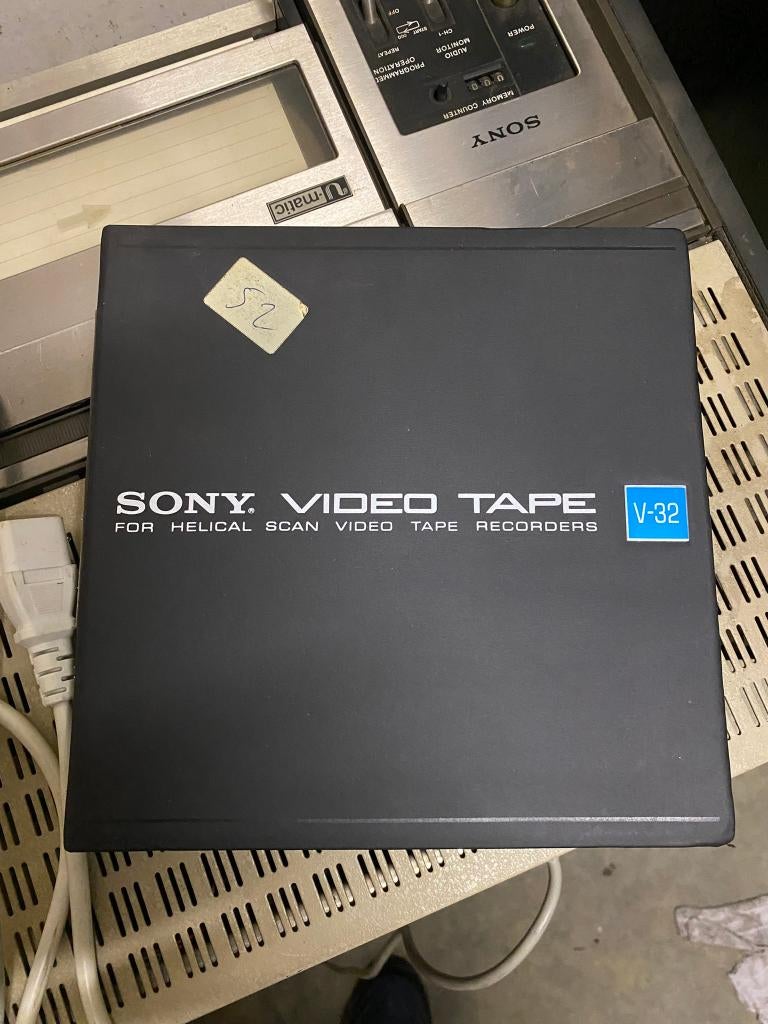 Vintage Sony Video Tape V-32, Audio, Tv en Foto, Bandrecorders, Ophalen, Onderdeel