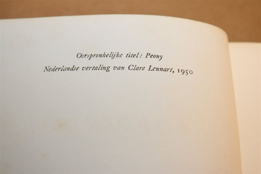 Pioenroos — Pearl S. Buck, Roman over China 1950, Ophalen of Verzenden, Gelezen