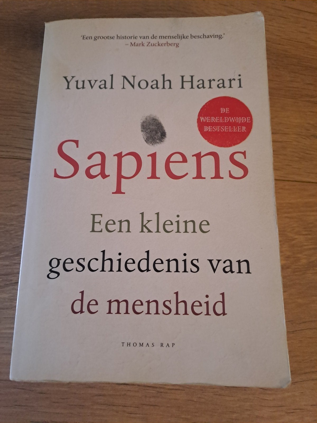 Sapiens: Een kleine geschiedenis van de mensheid, 20e eeuw of later, Overige gebieden, Zo goed als nieuw, Yuval Noah Harari