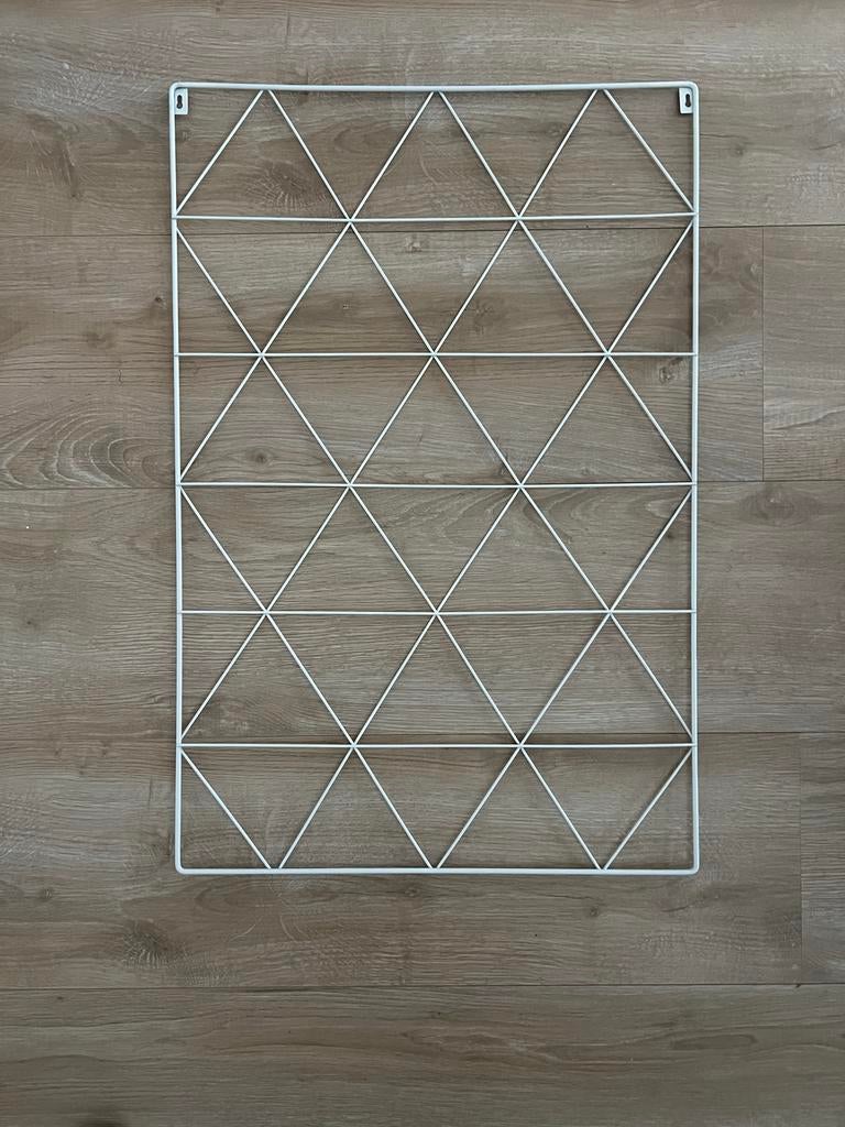 Fotorek voor aan de wand wit, Ophalen, Metaal, Decoratieobject, Zo goed als nieuw