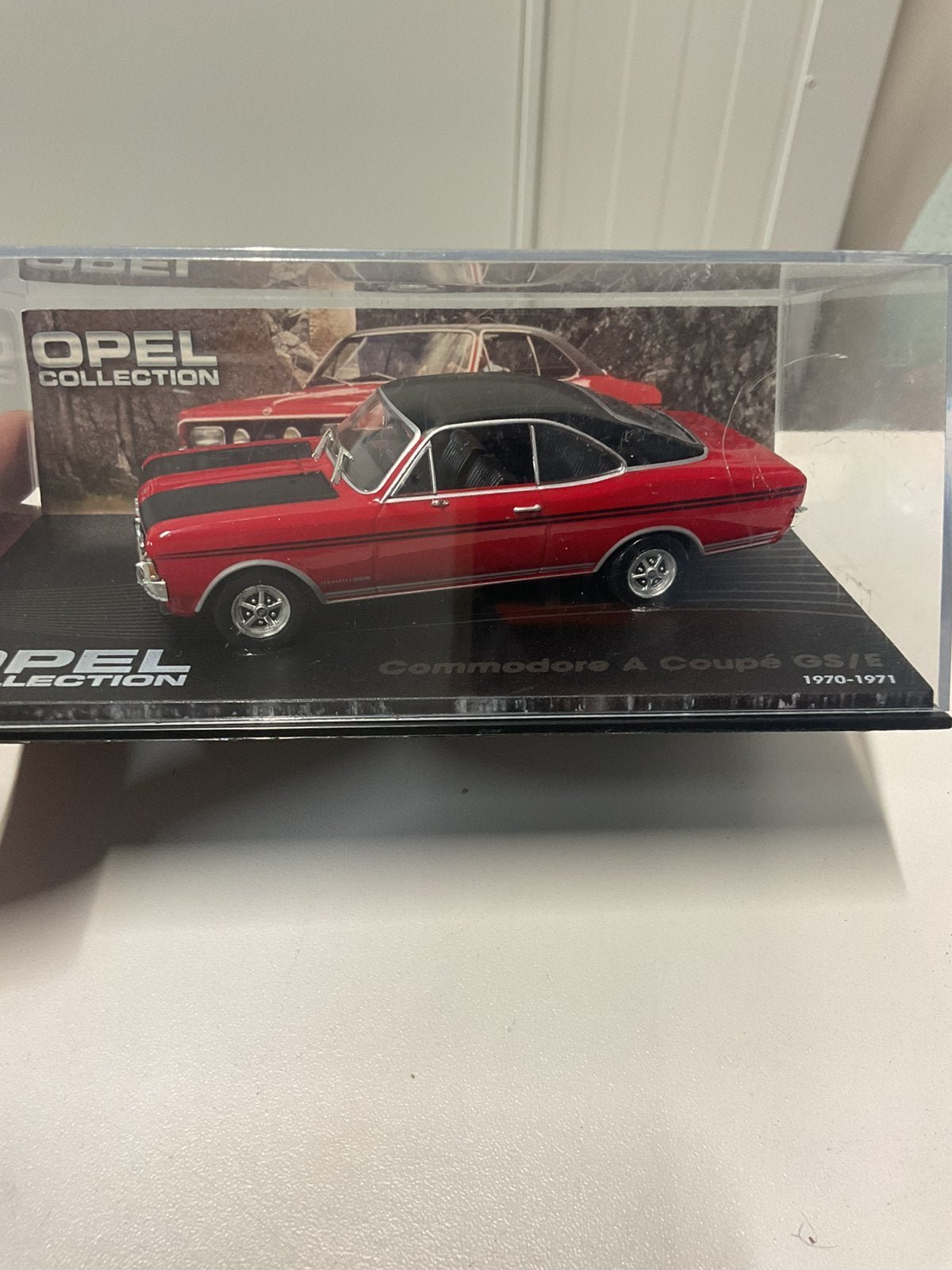 Opel Commodore GS/E nieuw in showcase vitrine, Ophalen, Nieuw, Auto, Overige merken