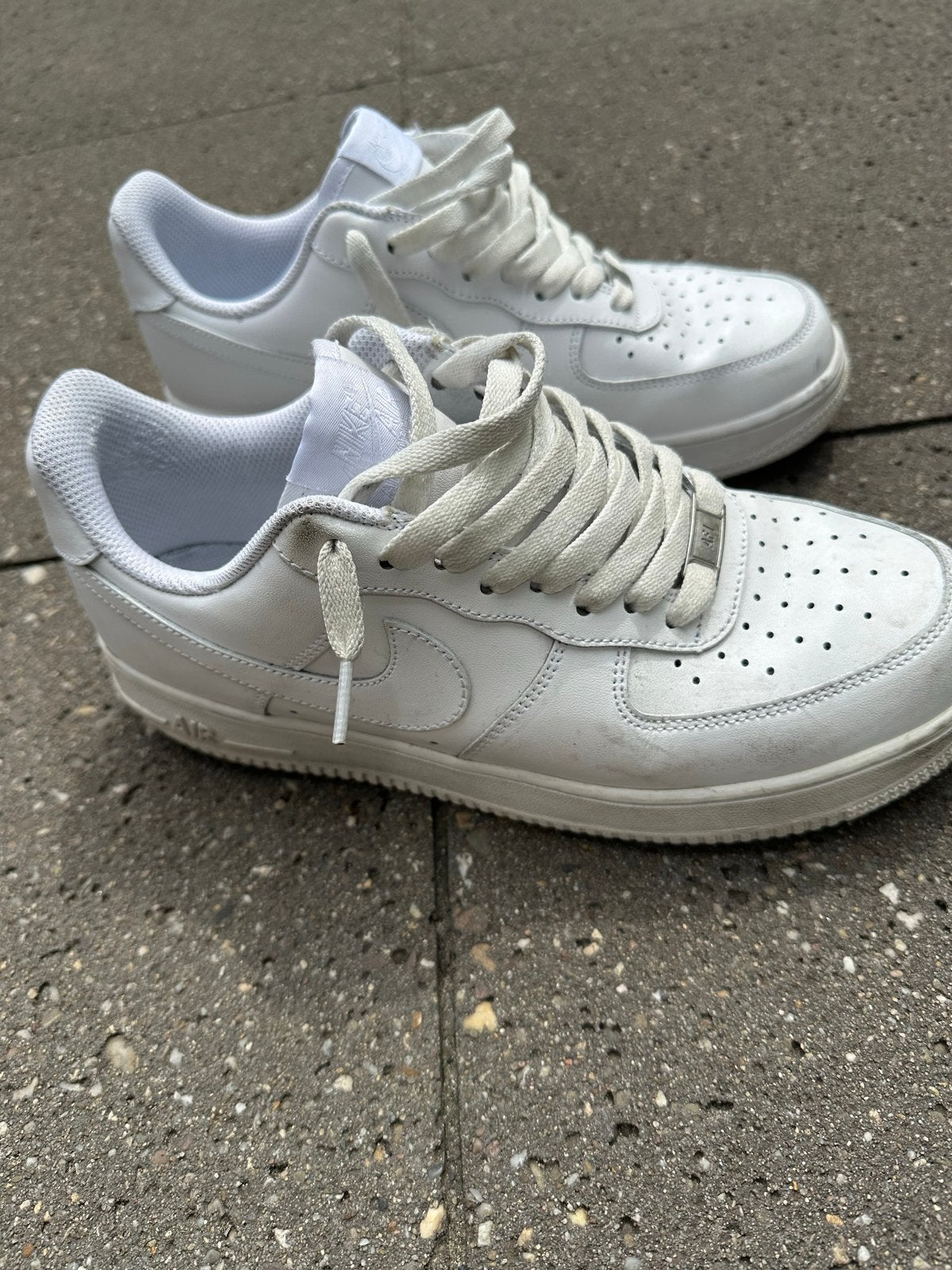 🤩Nike Air Force 1 Low Witte Sneakers - Maat 42,5, Kleding | Heren, Schoenen, Ophalen of Verzenden, Gedragen, Wit, Sneakers of Gympen