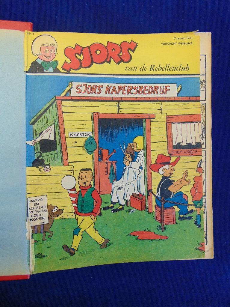 ingebonden jaargang Sjors van de Rebellenclub 1961, Boeken, Tijdschriften en Kranten, Ophalen of Verzenden, Gelezen, Overige typen