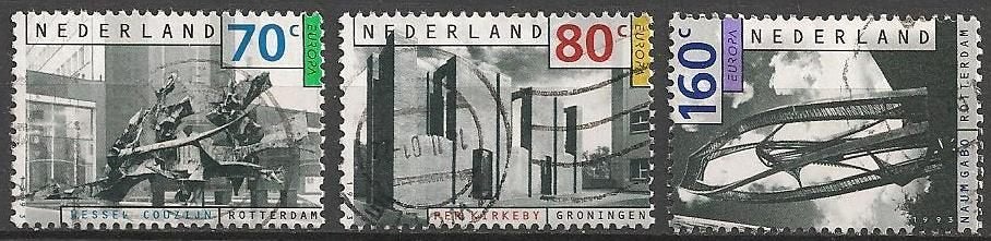 Beeldhouwkunst serie 1565 - 1567 O. ADV. no.21 H., Verzenden, Na 1940, Gestempeld
