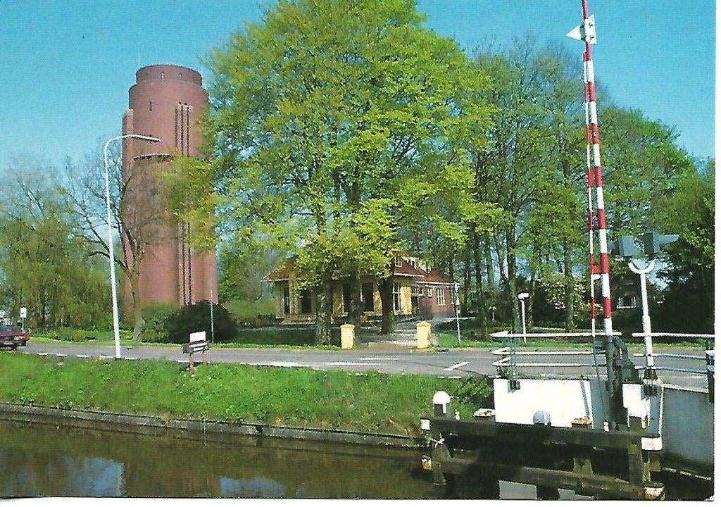 Stadskanaal- -Watertoren en villa Ter Marse., Verzenden, 1980 tot heden, Gelopen, Groningen