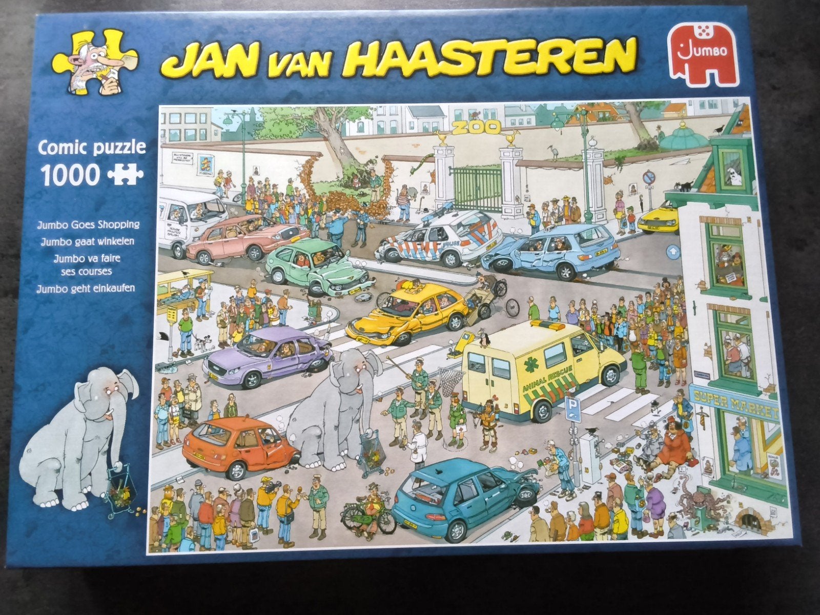 Jan van Haasteren puzzel, 1000 stukjes., Ophalen of Verzenden, 500 t/m 1500 stukjes, Nieuw