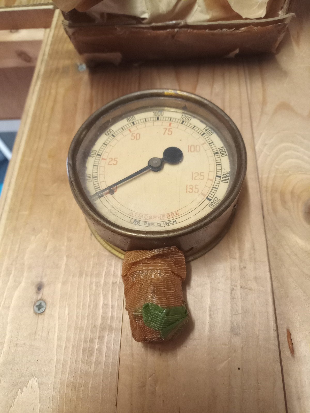Vintage Manometer - Drukmeetinstrument, Antiek en Kunst, Ophalen of Verzenden