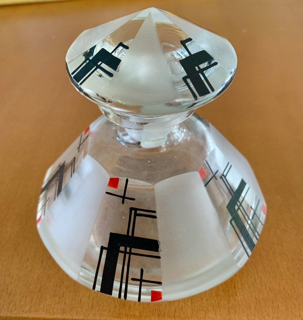 Unieke Art deco Parfumfles, Ophalen