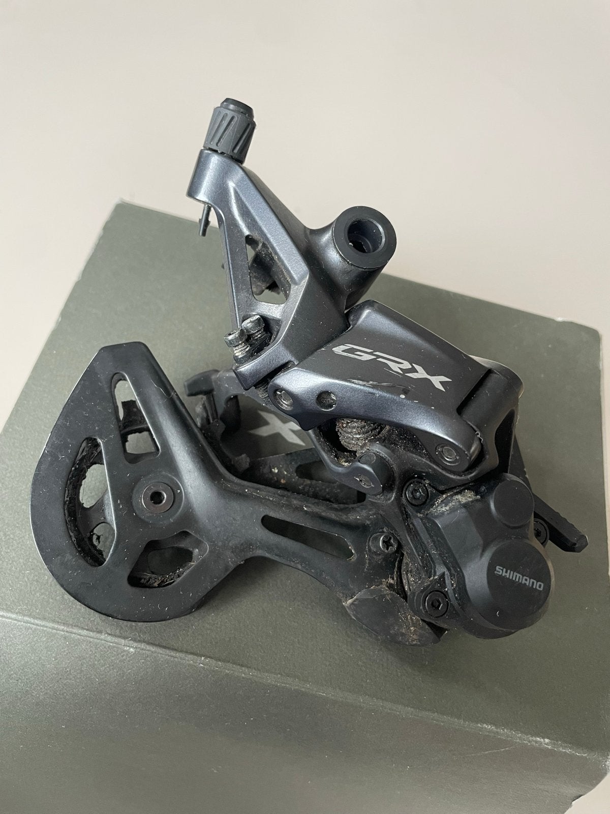 Shimano GRX 12 speed derailleur, Gebruikt, Ophalen of Verzenden, Gravelbike, Derailleur of Ketting