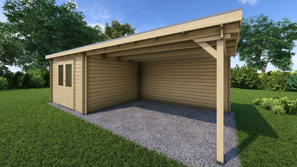 Fonteyn Basicline Zonnebloem met overkapping 700x300cm