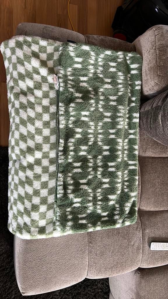 2 x kussensloop, Ophalen of Verzenden, Zo goed als nieuw, Groen, Vierkant