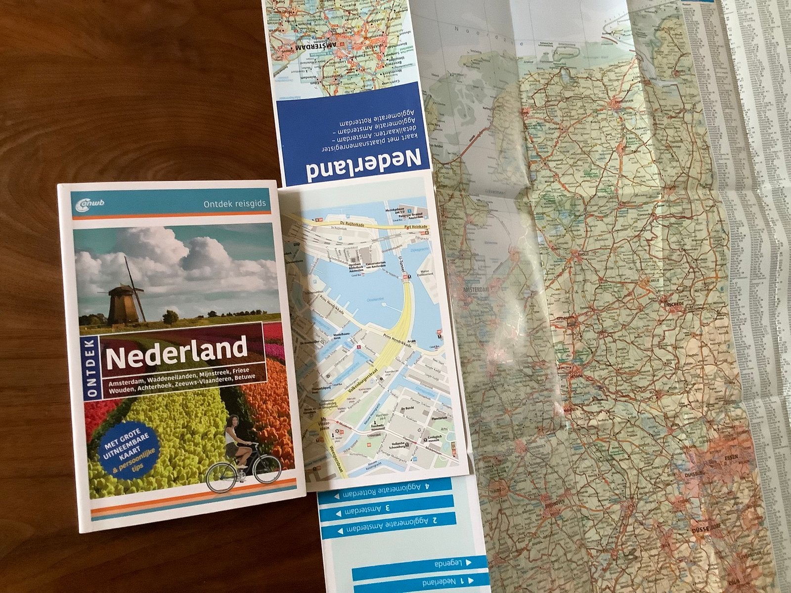 Nederland ANWB ONTDEK reisgids + kaart 296pg oa Wadden, Boeken, Ophalen of Verzenden, Gelezen, Reisgids of -boek, ANWB