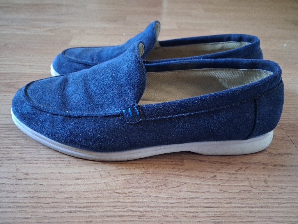 Loafers heren (blauw) - Maat 44, Blauw, Gedragen, Loafers, Ophalen