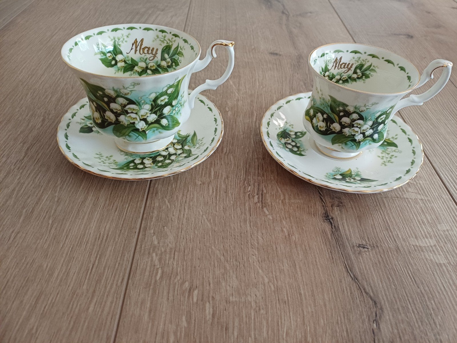 Royal Albert May Lelietje-van-dalen Kop en Schotel Set, Ophalen