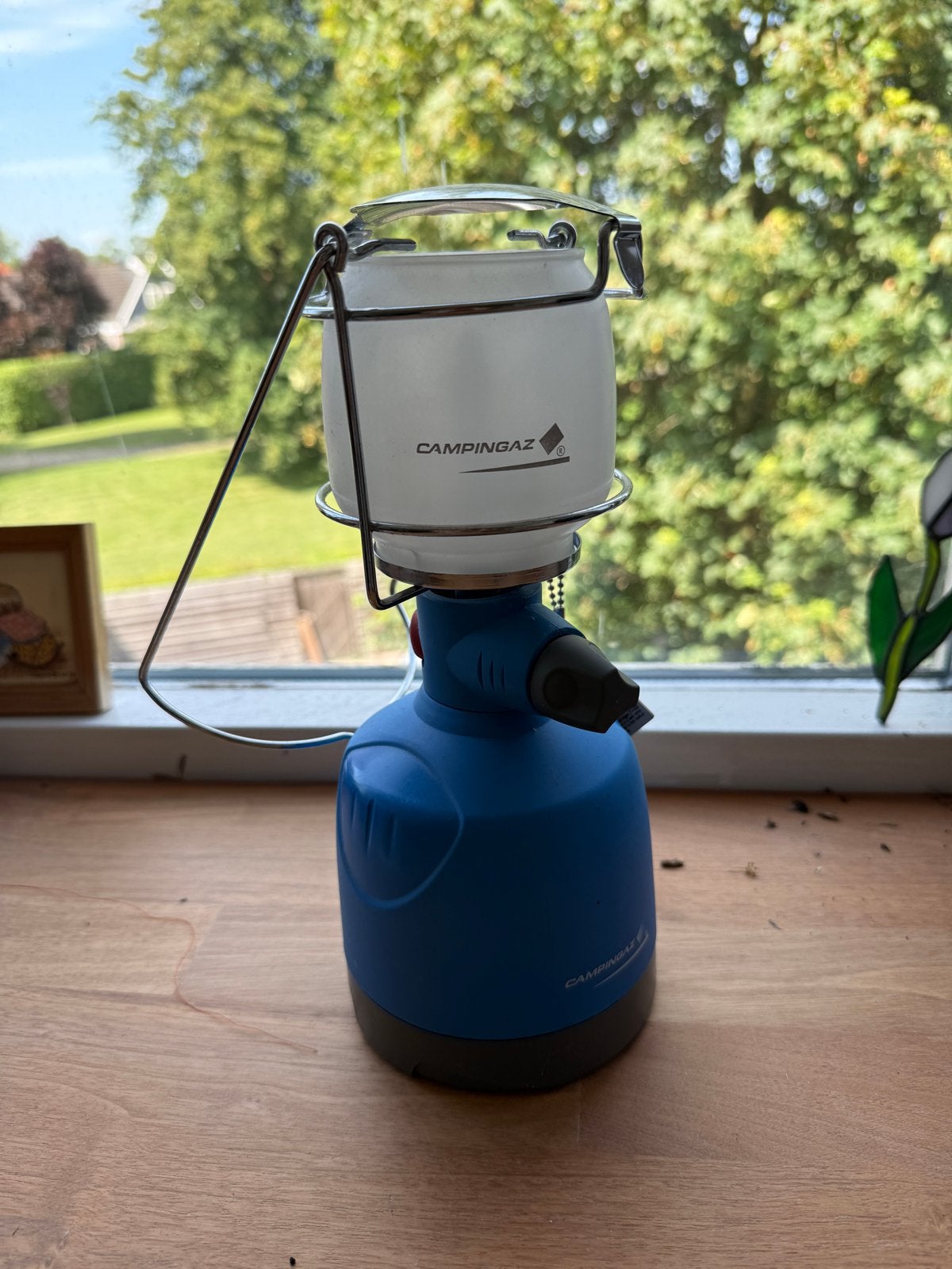 Campingaz Bleuet CV300 L gaslamp - Zeer goede staat, Caravans en Kamperen, Ophalen, Zo goed als nieuw