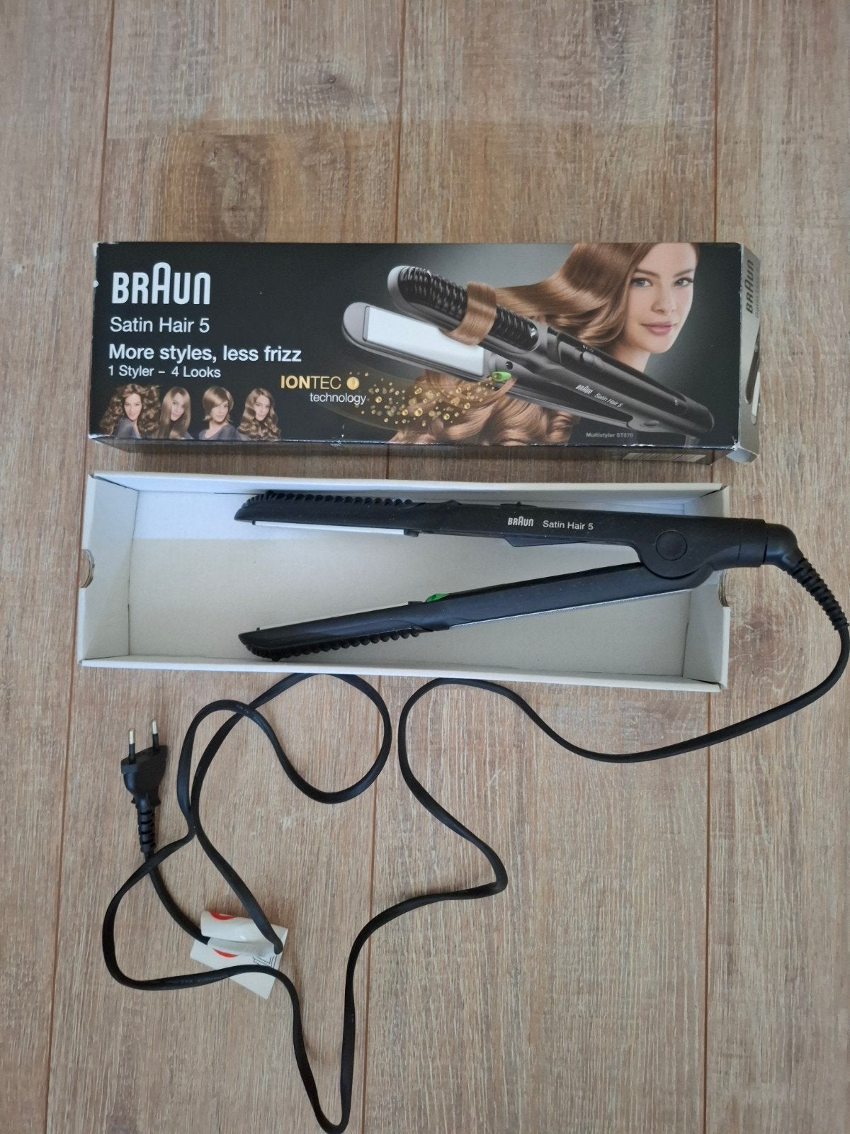 Braun Satin Hair 5 Stijltang met IONTEC Technologie, Ophalen of Verzenden, Zo goed als nieuw, Haarverzorging