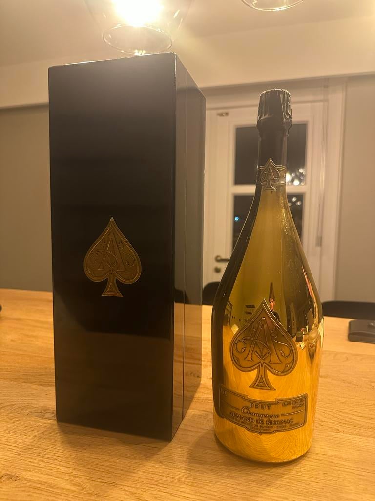 Armand de Brignac Magnum fles, Ophalen of Verzenden, Nieuw, Frankrijk, Champagne