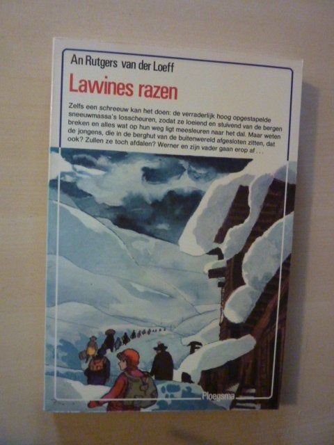 An Rutgers vd Loeff - Lawines razen, Boeken, Verzenden, Zo goed als nieuw
