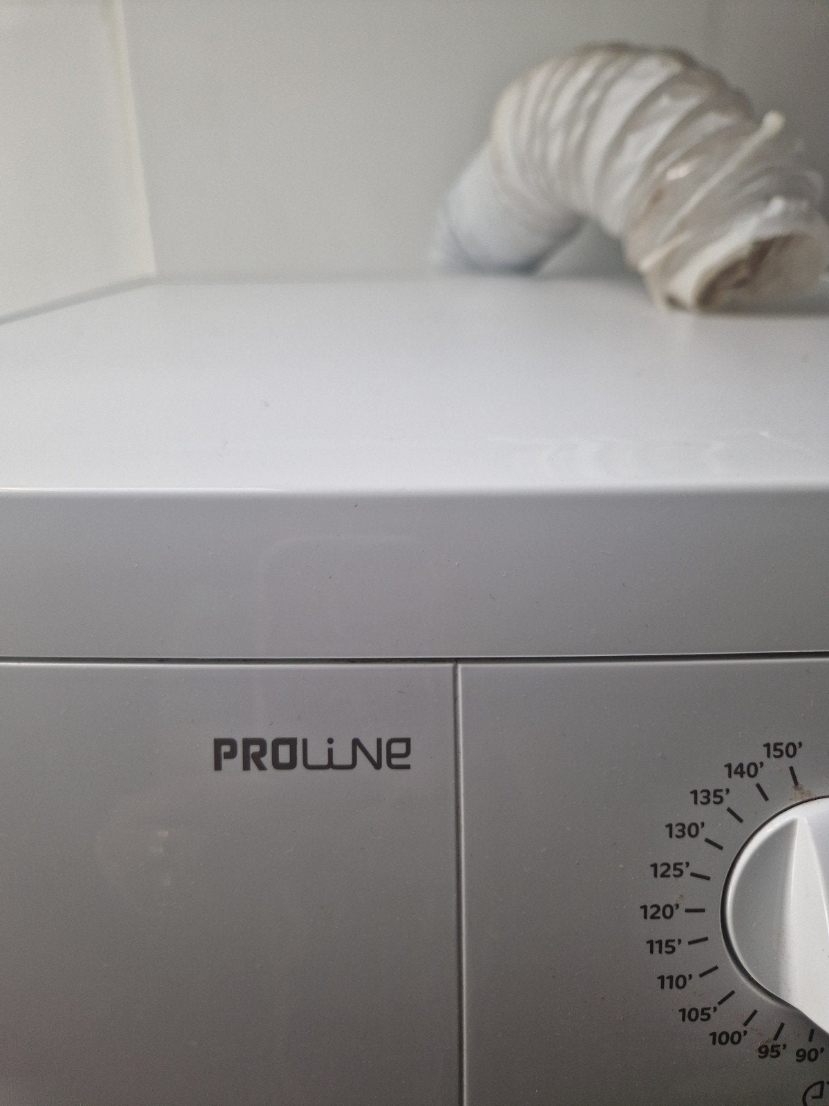 Wasdroger, proline met afvoerslang, Ophalen, 6 tot 8 kg, Gebruikt, Luchtafvoer