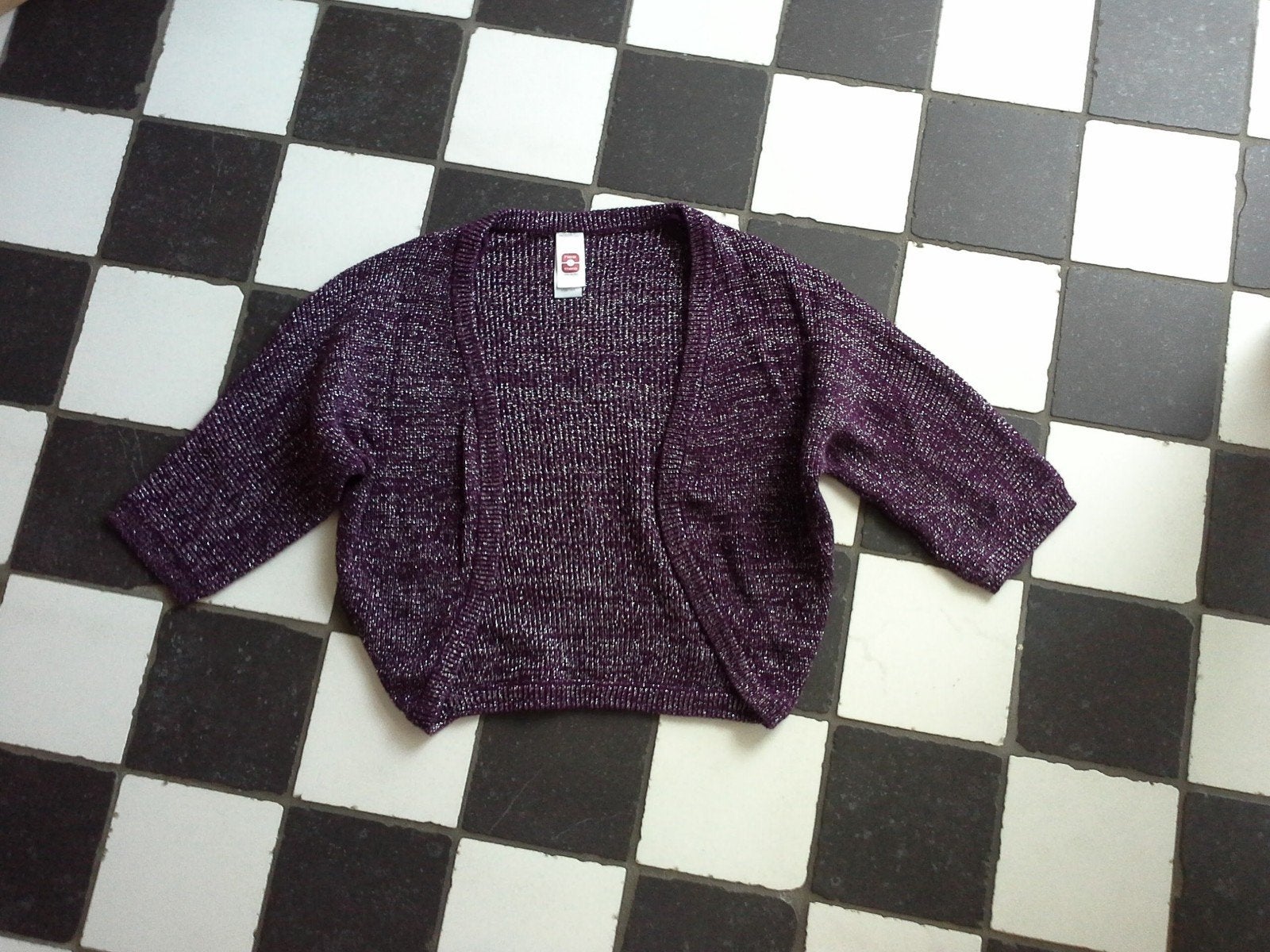 Bolero vestje maat 158 - 164 Here & There als nieuw glitter, Kinderen en Baby's, Kinderkleding | Maat 158, Meisje, Trui of Vest