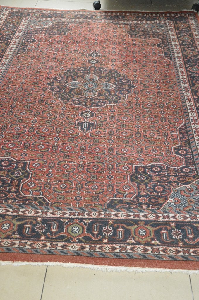 groot origineel vintage wollen Perzisch tapijt/ vloerkleed, Ophalen, Gebruikt, Perzisch, 200 cm of meer