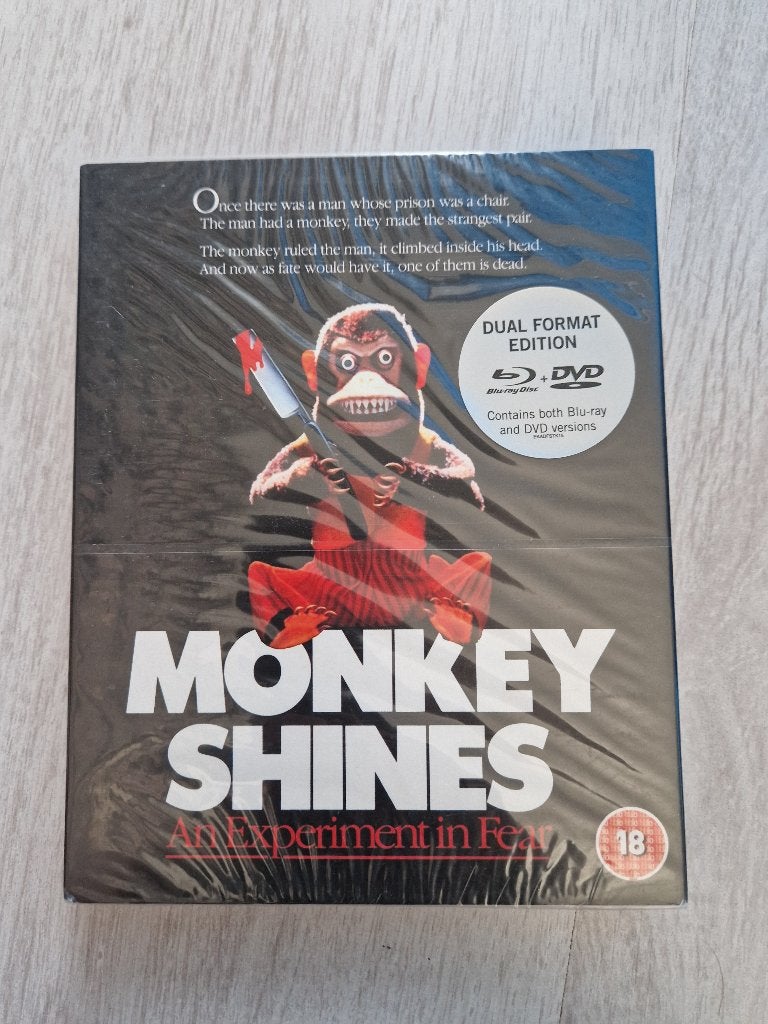 Blu-ray Eureka: Monkey Shines: Limited Edition OOP - Nieuw, Engels, Vanaf 16 jaar, Film, Met slipcover/slipcase