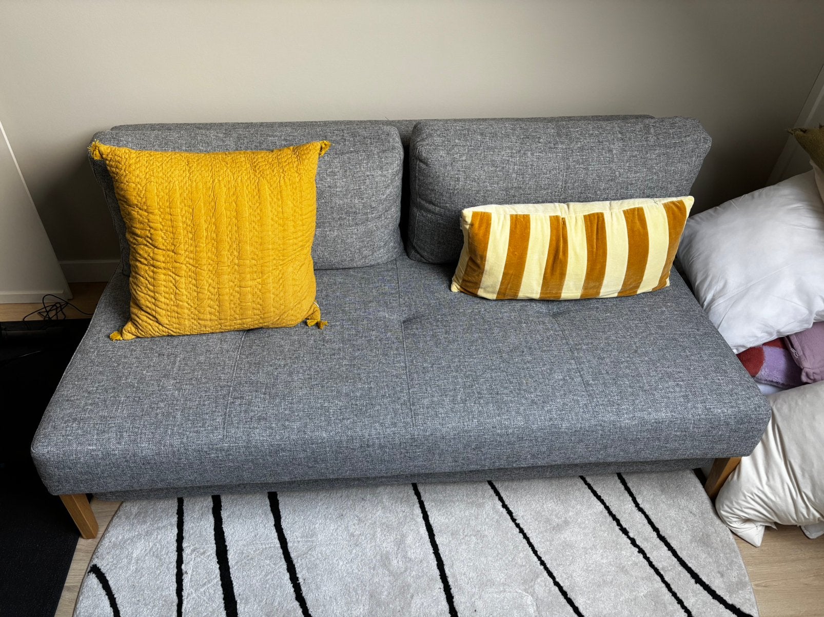 Innovation Living slaapbank - Deens design, Ophalen, Zo goed als nieuw, Tweepersoons