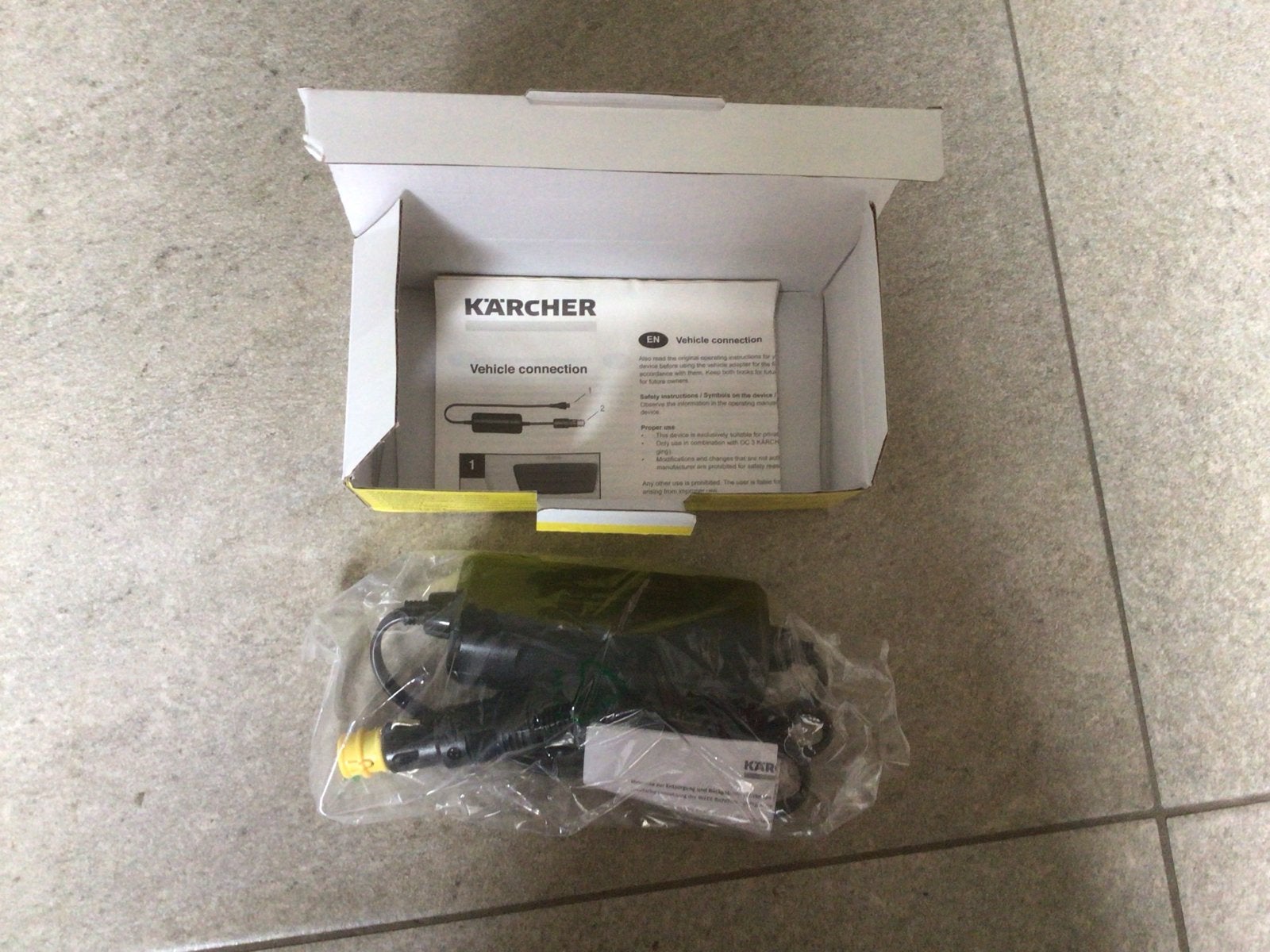 Kärcher Auto Adapter DC3 voor mobiele outdoor reiniger, Ophalen of Verzenden, Nieuw