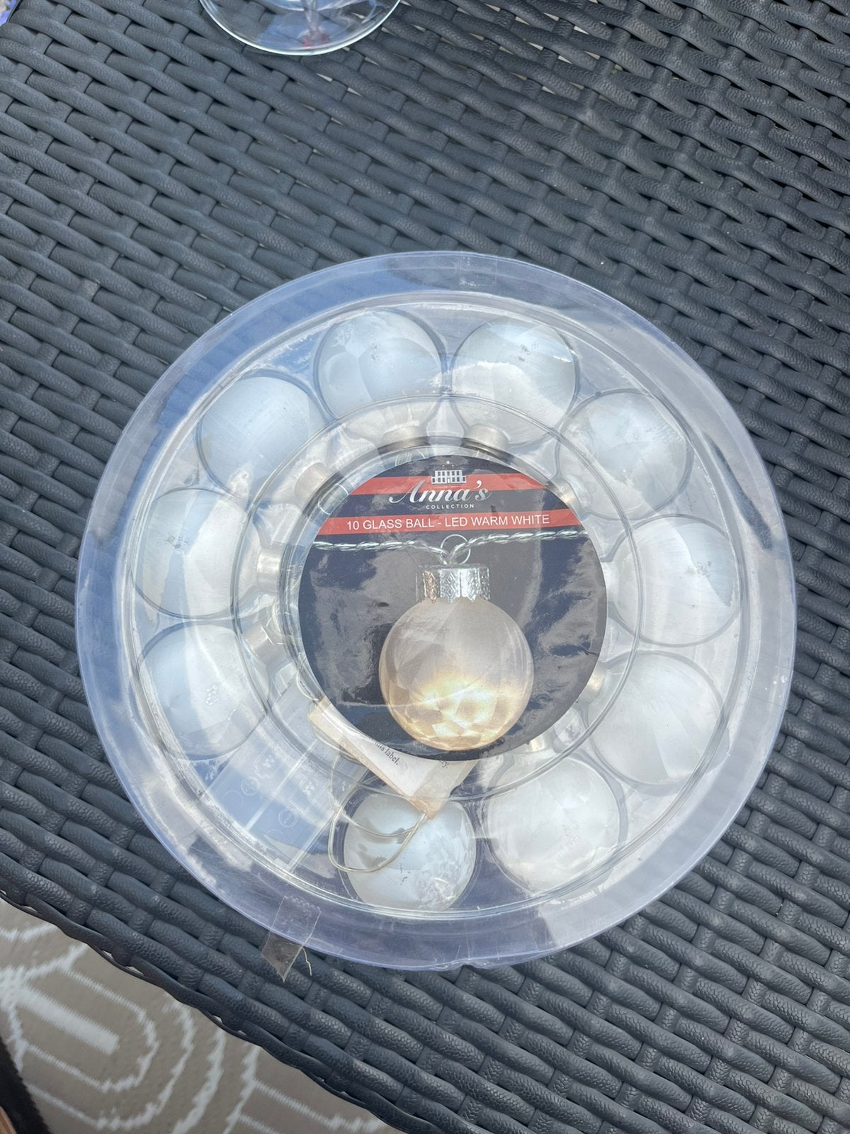 Te koop: lichtslinger glass ball, Ophalen of Verzenden, Nieuw, Glas