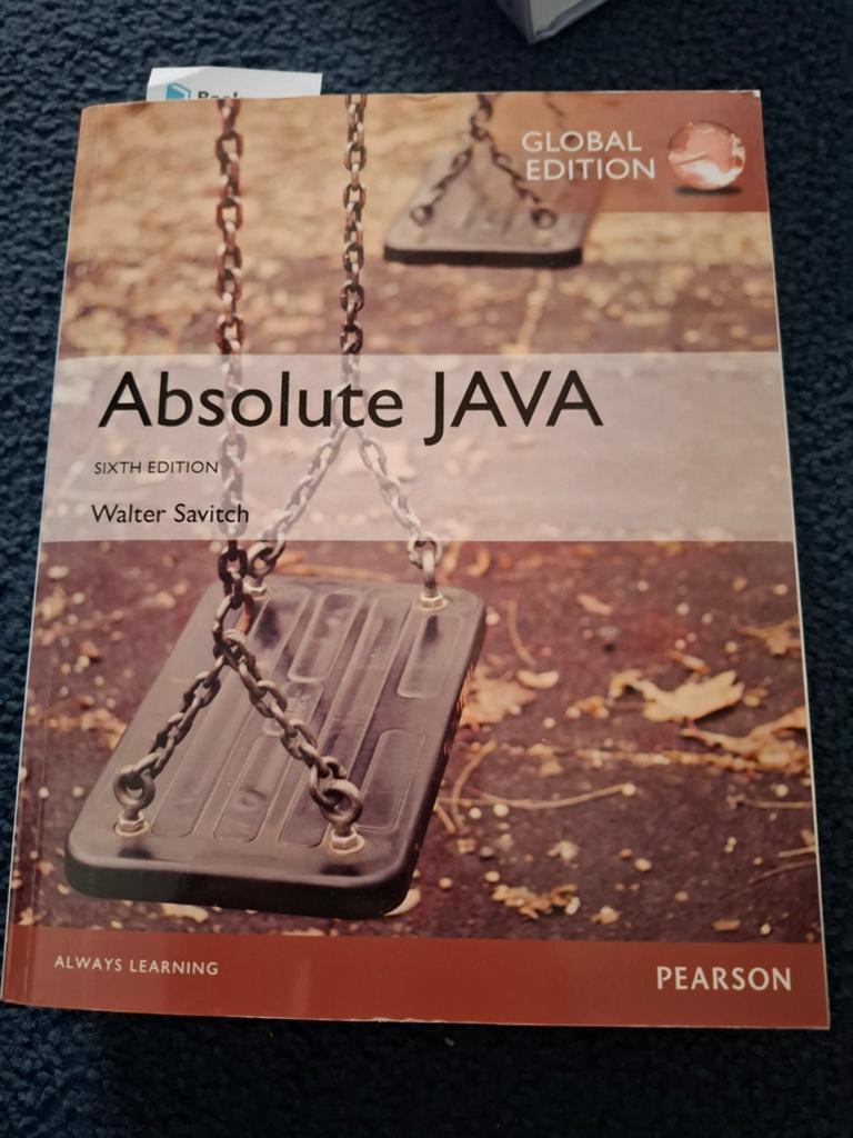 Absolute JAVA - Zesde editie - Walter Savitch, Boeken, Walter Savitch, Zo goed als nieuw, Beta, HBO