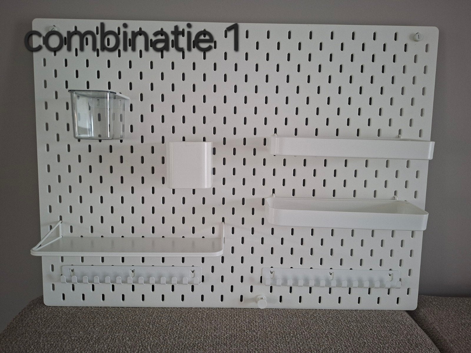 Ikea Skådis pegboard met accessoires (combinatie 1), Ophalen of Verzenden, Zo goed als nieuw