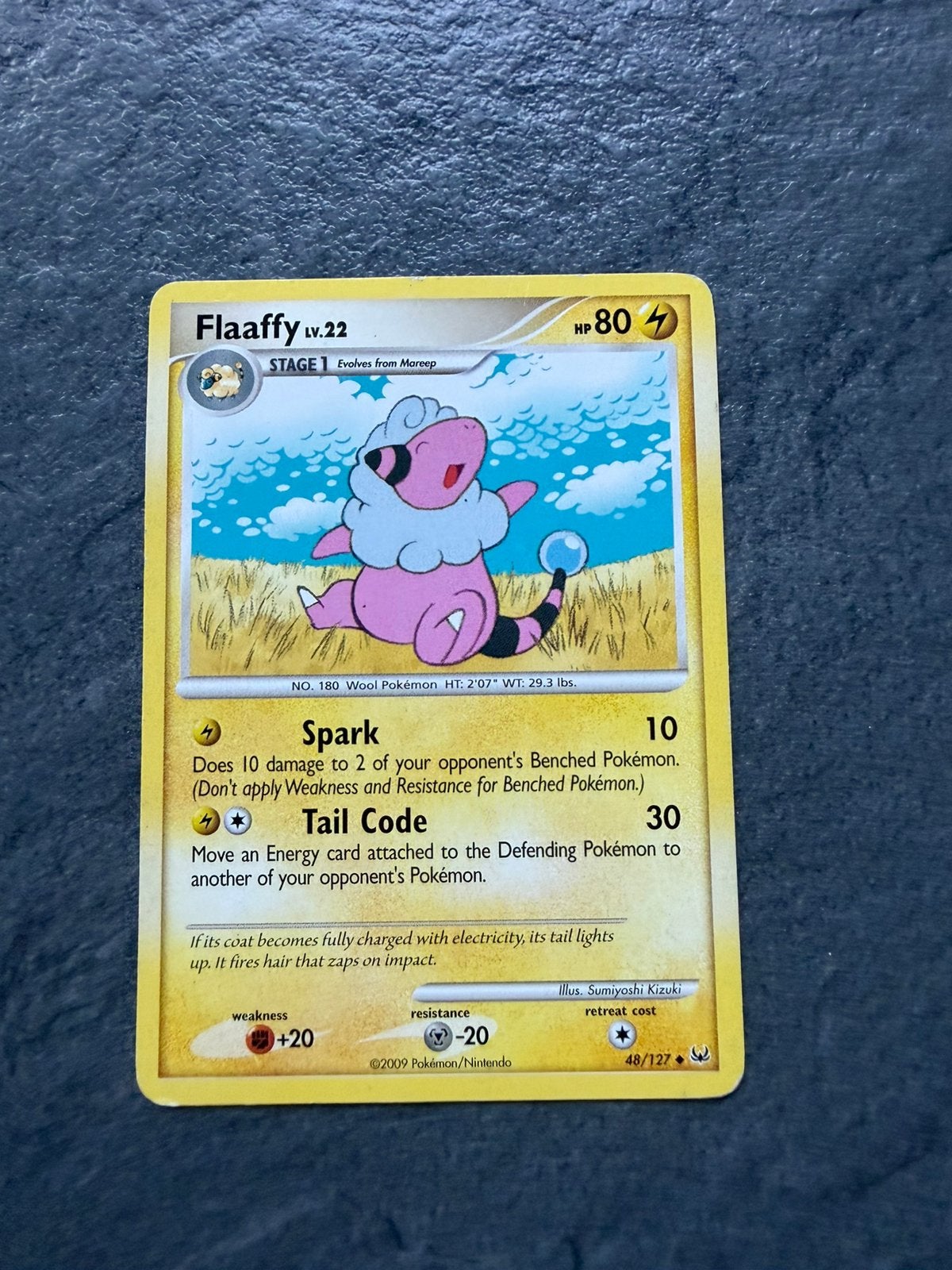 Flaaffy, Hobby en Vrije tijd, Verzamelkaartspellen | Pokémon, Ophalen of Verzenden, Zo goed als nieuw