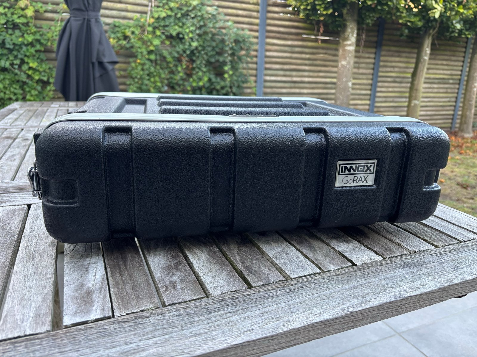 Innox GoRAX 2U12 double-door flightcase 2U, 30 cm diep, Ophalen of Verzenden, Gebruikt, Speaker of Versterker, Flightcase