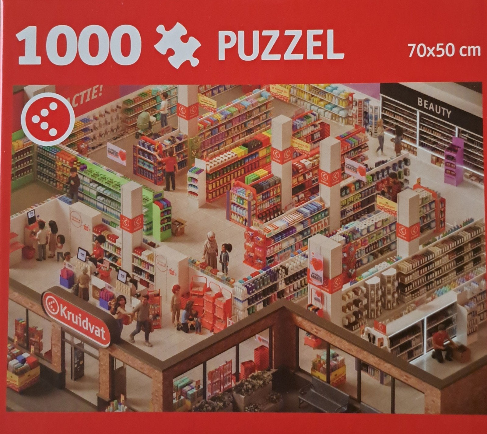 1000 stukjespuzzel van Kruidvat, Ophalen of Verzenden, 500 t/m 1500 stukjes, Nieuw, Legpuzzel