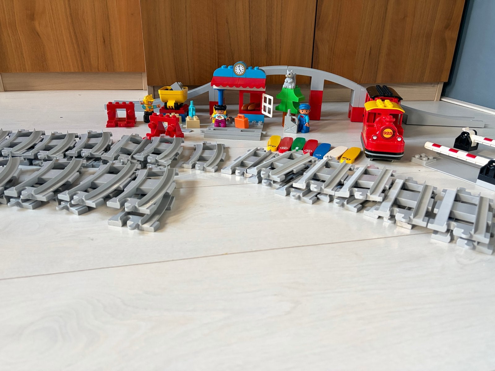 Grote set Lego Duplo Stoomtrein in zeer goede staat!, Overige thema's, Ophalen of Verzenden, Zo goed als nieuw, Compleet