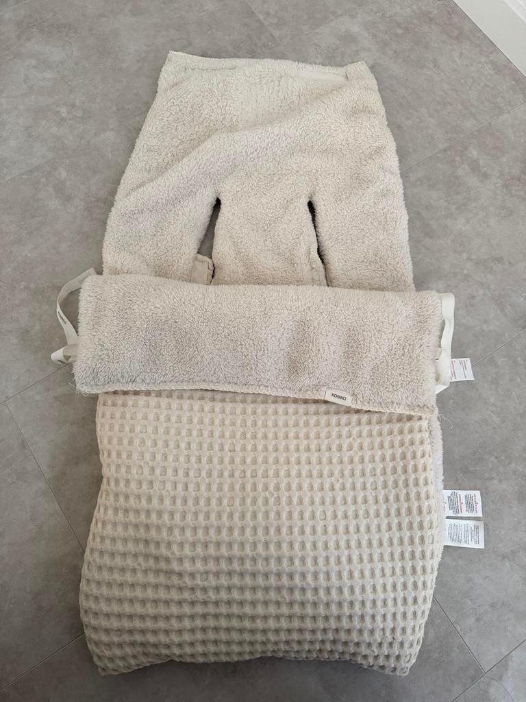 KOEKA Voetenzak Maxi-Cosi Wafelstof Teddy Beige, Ophalen of Verzenden, Zo goed als nieuw