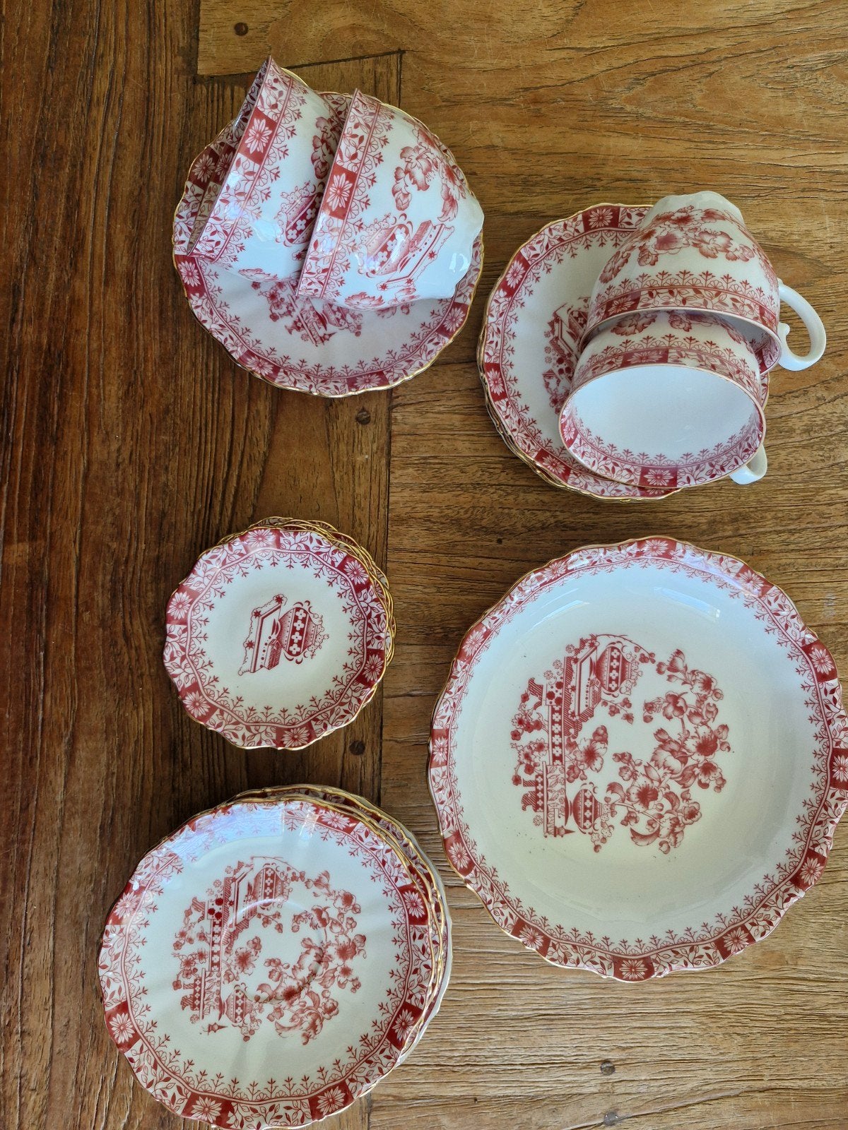 Vintage Lehmann Weiden-C. Bavaria Theresia theeservies, Ophalen of Verzenden