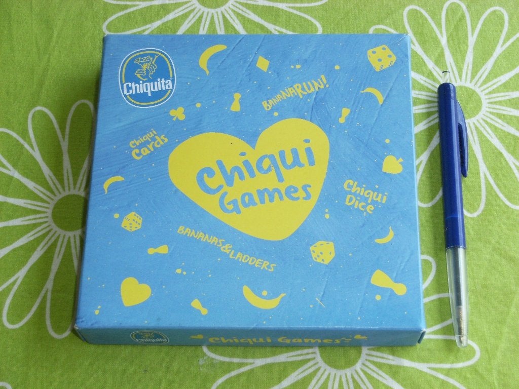 Chiquita spellendoos met unieke speelkaarten, Een of twee spelers, Ophalen of Verzenden, Zo goed als nieuw