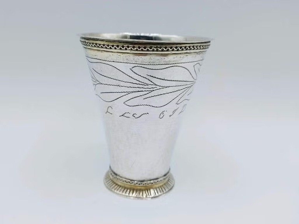 Zilveren huwelijksbeker, G. Henning, Stockholm, Zweden, 1756