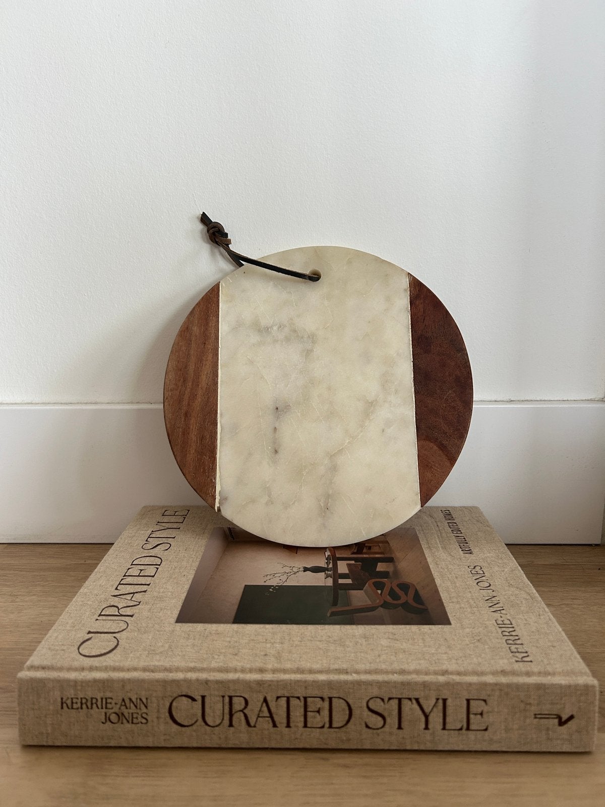 Marmeren houten serveerplank, Ophalen of Verzenden