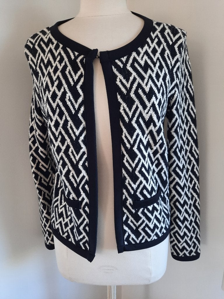 HEMA colbert vest zwart wit maat L - als nieuw -, Maat 38/40 (M), Zwart, Ophalen of Verzenden, Zo goed als nieuw
