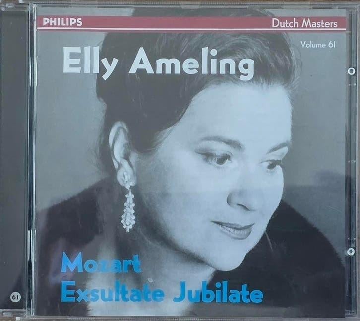 Elly Ameling - Mozart: Exsultate Jubilate (CD), Ophalen of Verzenden, Classicisme, Zo goed als nieuw, Vocaal