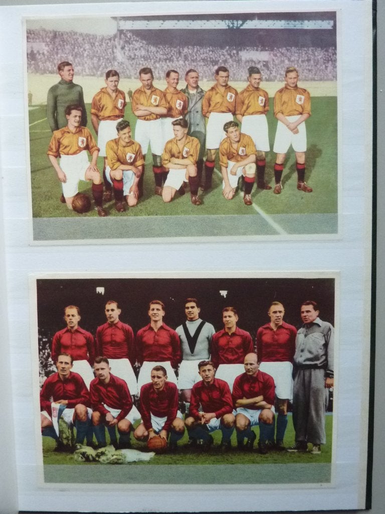 Album met  vintage voetbal plaatjes, Verzamelen, Ophalen of Verzenden, Gebruikt, Overige binnenlandse clubs, Overige typen