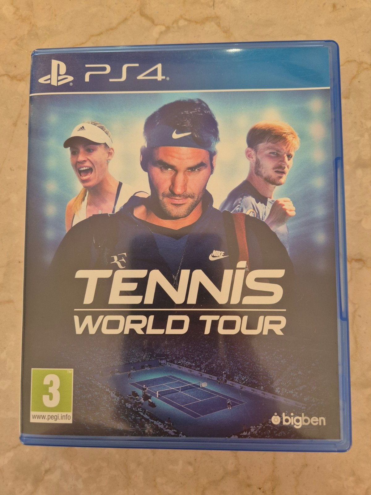 Tennis World Tour PS4 - Zo goed als nieuw, 1 speler, Eén computer, Ophalen of Verzenden, Zo goed als nieuw